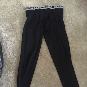 Under Armour Black Pants Compression Pants
